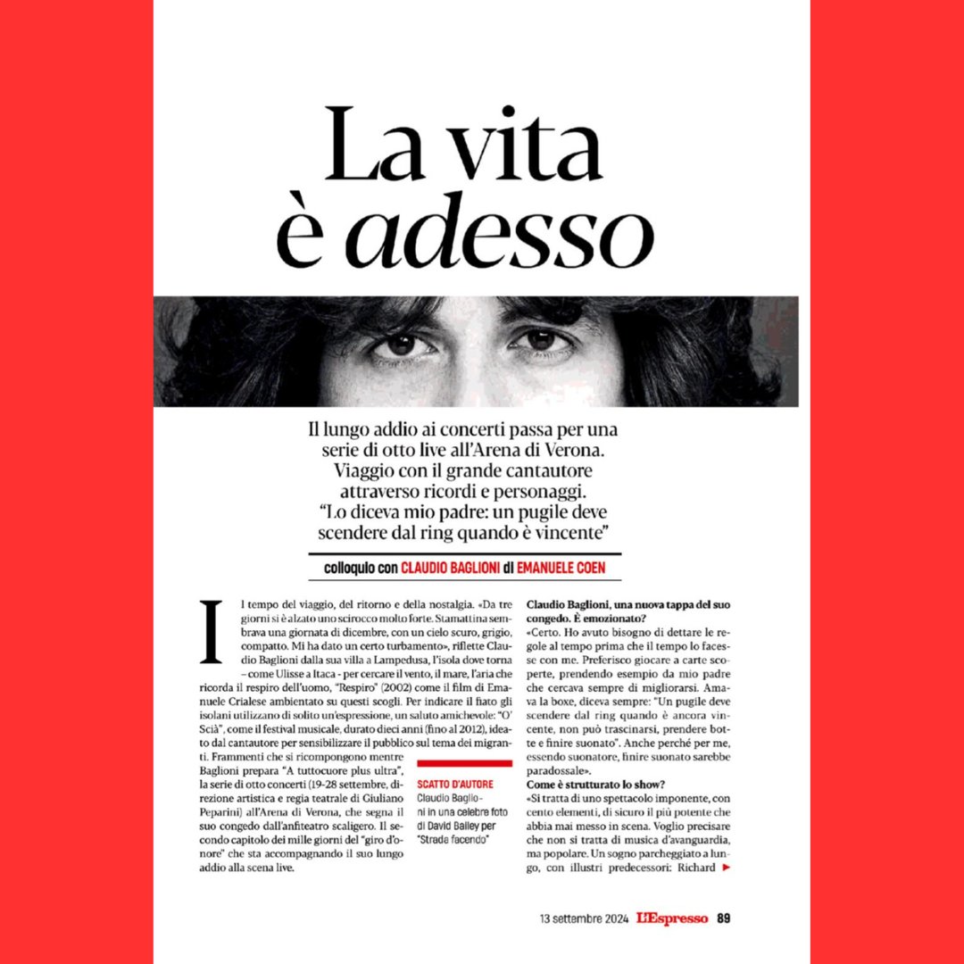 Claudio Baglioni tweet media