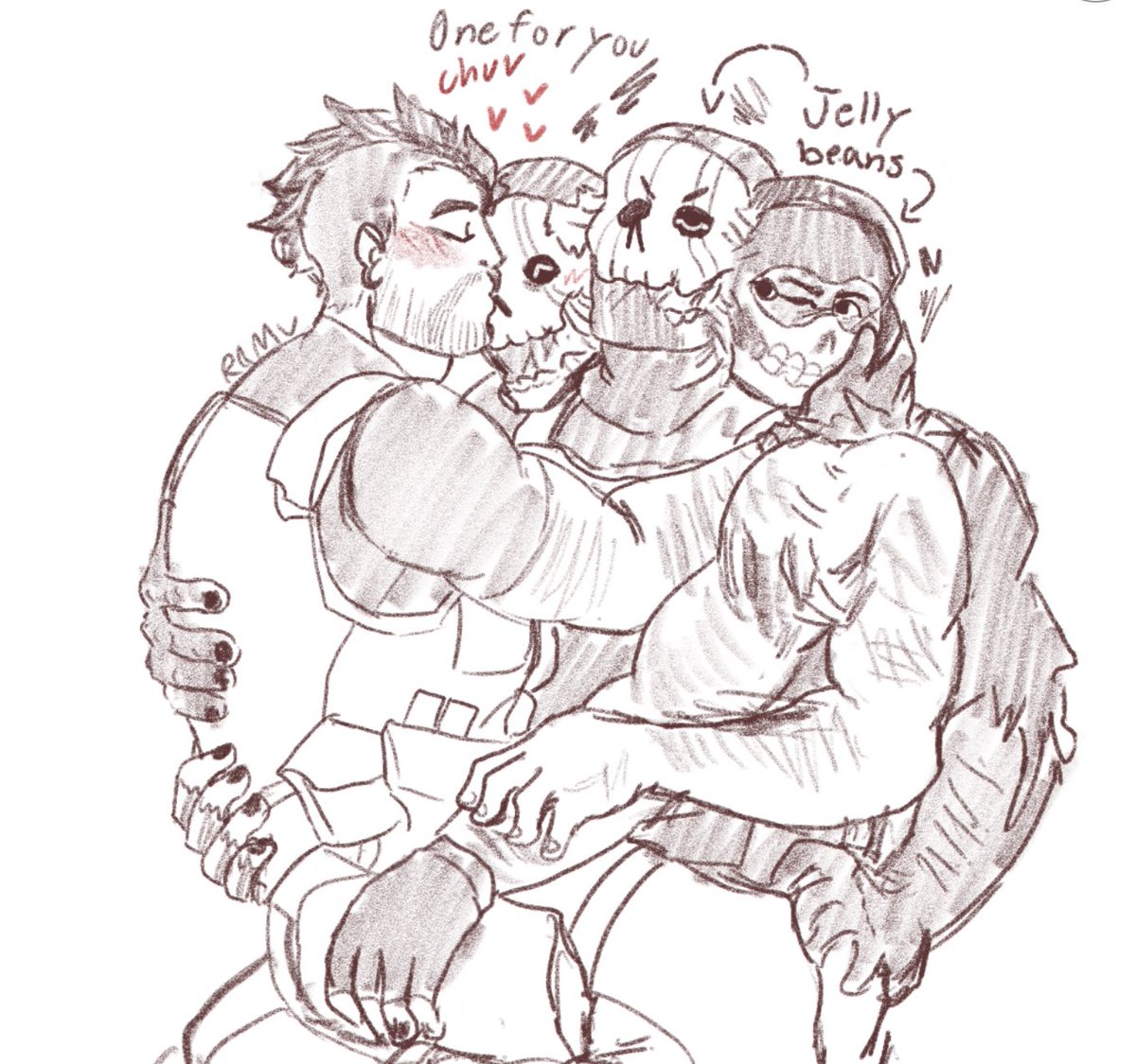 RReapermain's tweet photo. Smooches for the husbandos 

#CallOfDuty   #Ghostsoap #Soapghost https://t.co/Uvluc3AE6C