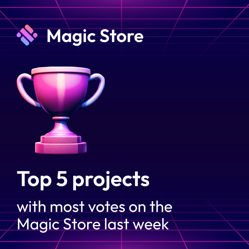 MagicStoreWeb3's tweet photo. Curious to see which projects caught the most attention? 

Swipe right! 👉