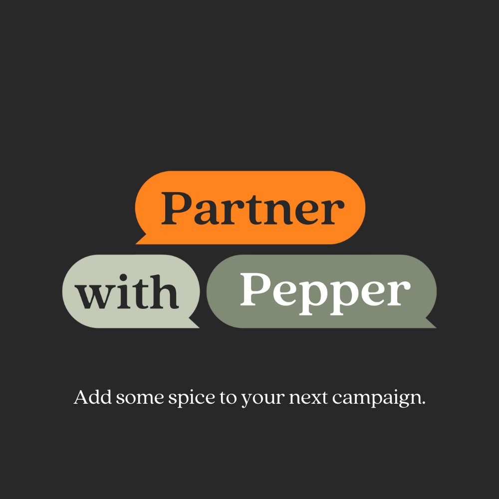 How do we know what makes an award-winning campaign? 🏆

Well, aside from winning a number of awards for our own work, our founders are actually judges for some of the most prestigious marketing award bodies. 

If you want your next campaign to be notable - Partner with Pepper