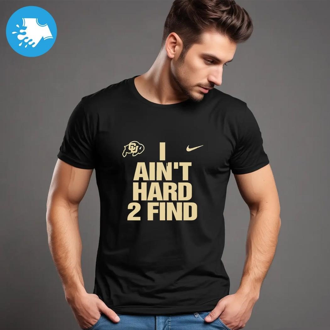 Teesgramusa's tweet image. 💥 Colorado Buffaloes fans, show your pride! 🦬 This "I Ain't Hard 2 Find" shirt is a must-have for true supporters! 💪👕
See more: teesgramusa.com/product/colora…

#ColoradoBuffs #IAintHard2Find #BuffNation #CoachPrime #CollegeFootball #GoBuffs