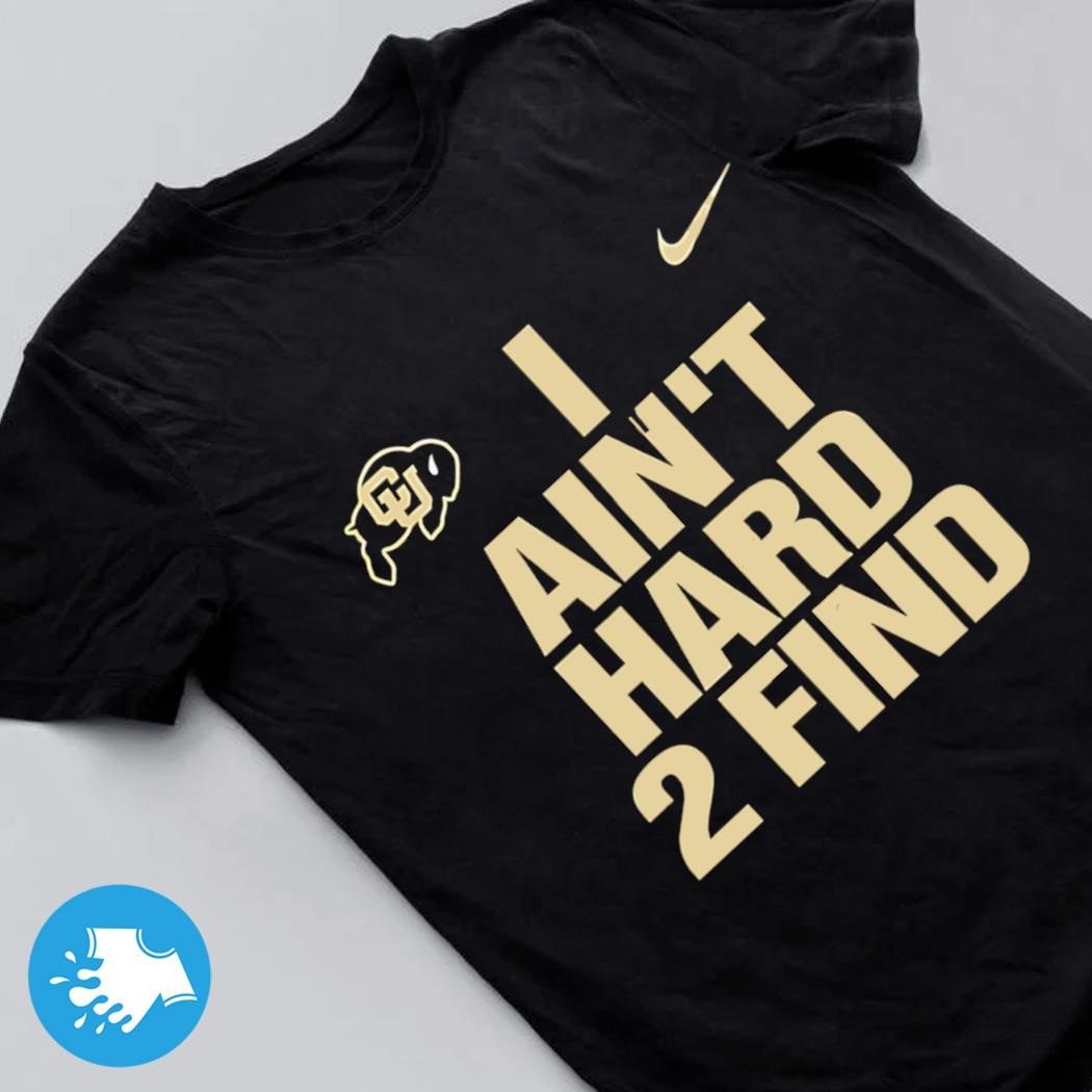 Teesgramusa's tweet image. 💥 Colorado Buffaloes fans, show your pride! 🦬 This "I Ain't Hard 2 Find" shirt is a must-have for true supporters! 💪👕
See more: teesgramusa.com/product/colora…

#ColoradoBuffs #IAintHard2Find #BuffNation #CoachPrime #CollegeFootball #GoBuffs