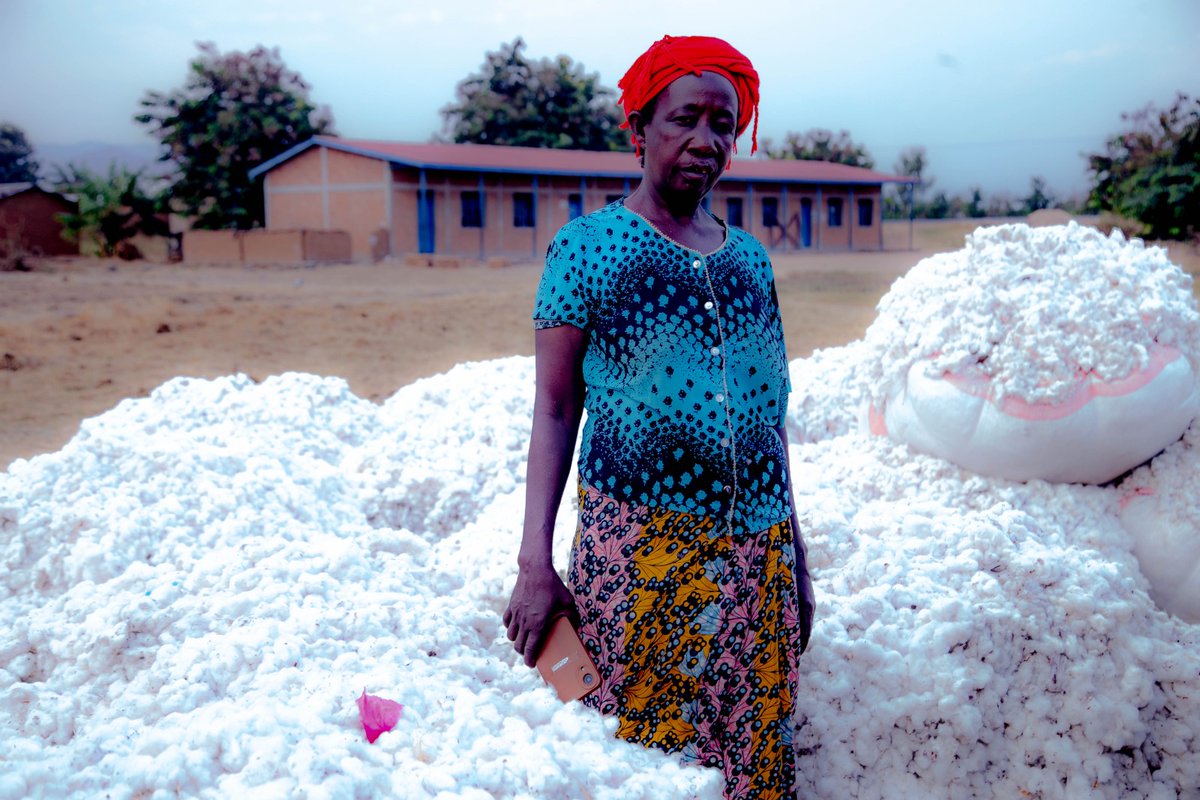 TerimbereNews's tweet photo. "This year, we harvested 150 tons of cotton due to this society, whereas last season we harvested 77 tons. Even if the harvest is good, we still need a conservation infrastructure at harvest time", she added. Valerie Nyabenda @BurundiGov @BMineagrie https://t.co/w5UFTPBPxO