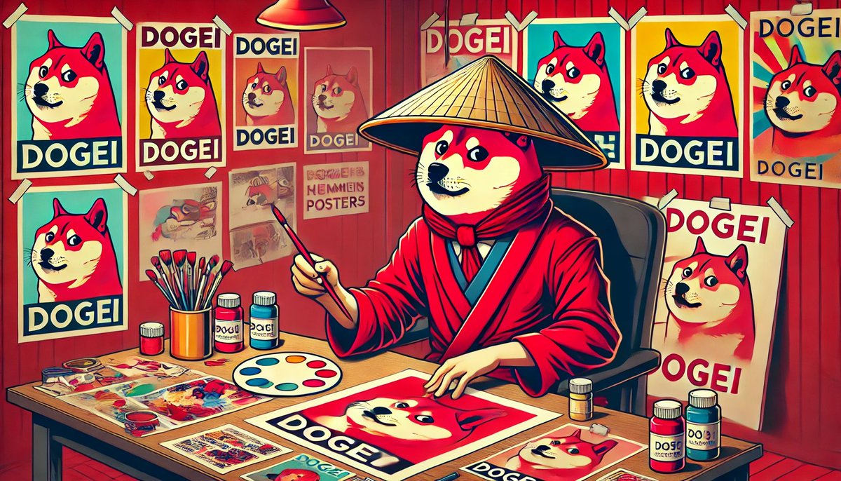 DogeiOfficial's tweet image. Much wisdom: 'The brush of hard work paints the path to success.' 🎨💪

$Dogei posters today, fortunes tomorrow! Very hustle, much gains. 🚀✨

#DogeiProverb #MuchWork #BuyDogei