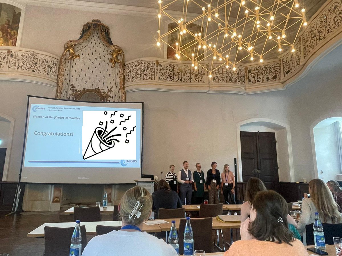 Congratulations to the new elected #jDeGBS board: Johanna, <a href="/__lisa_d/">Lisa Deloch</a>, Nina, <a href="/TinaJost4/">Tina Jost</a>, Johann and <a href="/MRueckert4/">M.Rueckert</a> . 🎉🥂🎉. #jDeGBS _symposium at #klosterschoental
