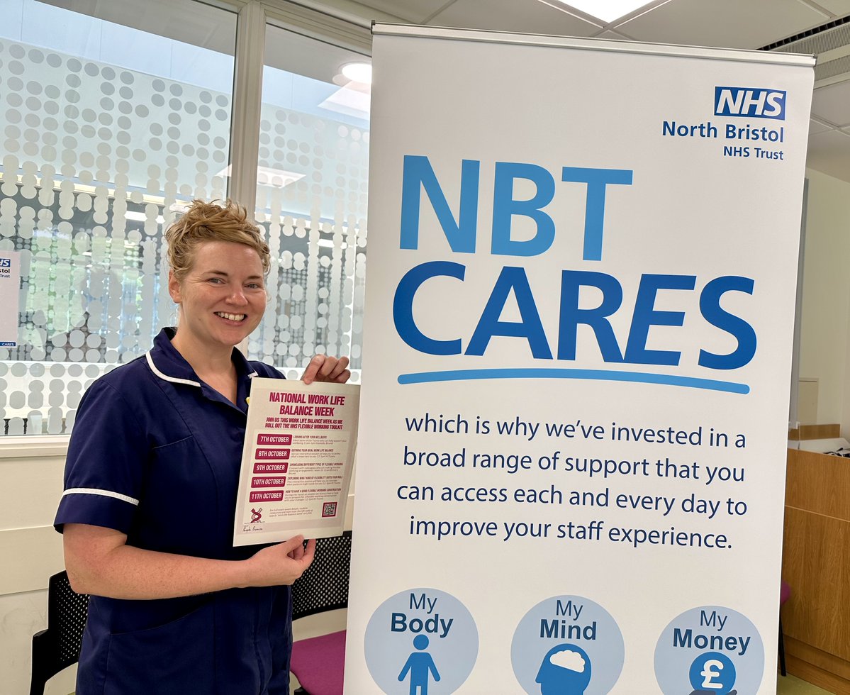 NBT Staff Experience (@nbtstaffexp) on Twitter photo Save the date, work life balance week 7th October.
Join us 7th October 11-1pm Glenside Meeting room, Level 3 to find out more about looking after your wellbeing #NBTCares
<a href="/NorthBristolNHS/">North Bristol NHS Trust</a> <a href="/MariaKaneNHS/">Maria Kane</a> <a href="/PandTNBT/">People Team at NBT</a> <a href="/atdllewellyn/">David Llewellyn</a> <a href="/sphams/">Steve Hams RN</a> <a href="/IngridMBarker/">Ingrid Barker</a>
link.nbt.nhs.uk/Interact/Pages⦠Save the date, work life balance week 7th October.
Join us 7th October 11-1pm Glenside Meeting room, Level 3 to find out more about looking after your wellbeing #NBTCares
<a href="/NorthBristolNHS/">North Bristol NHS Trust</a> <a href="/MariaKaneNHS/">Maria Kane</a> <a href="/PandTNBT/">People Team at NBT</a> <a href="/atdllewellyn/">David Llewellyn</a> <a href="/sphams/">Steve Hams RN</a> <a href="/IngridMBarker/">Ingrid Barker</a>
link.nbt.nhs.uk/Interact/Pagesā¦