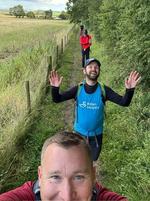 WeAreRSR's tweet photo. Day 1 - Hadrian’s Wall - 2024 Charity Challenge.
A few sore feet but Day 1 completed. From Chesters Roman Fort to Chollerford - 31 miles in 10 hours. 
To donate and support @willenhospice go to:
https://t.co/UwDe8MgRz9 https://t.co/eiPpLYPFOu