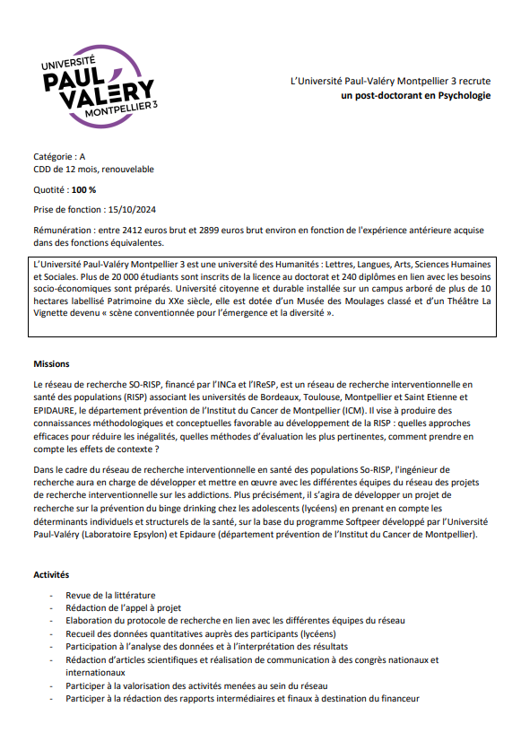 Association Francophone de Psychologie de la SAnté tweet media