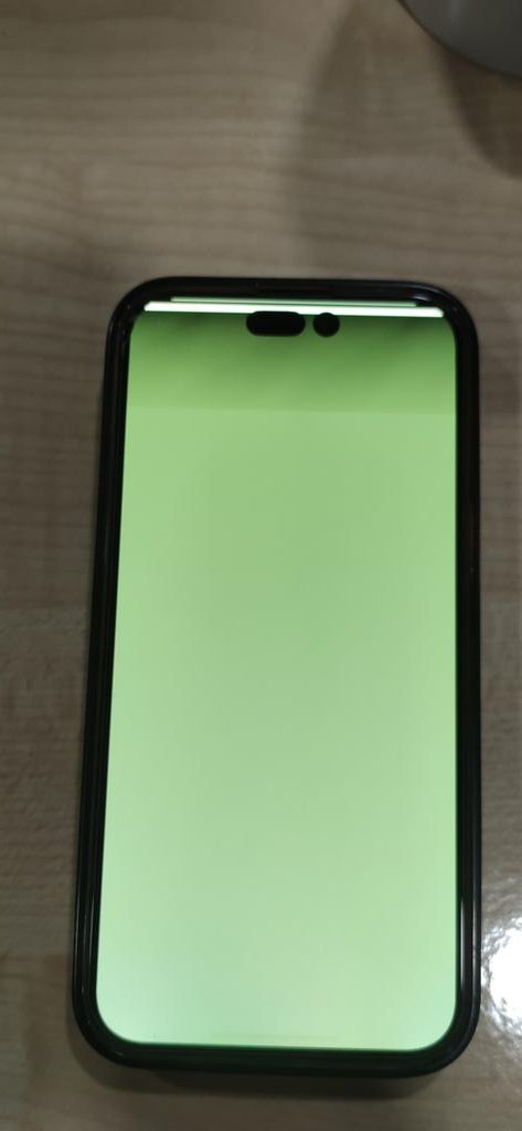 pareshb85's tweet image. My iPhone 14 pro Max screen after iOS 17.6.1 update. @Apple @AppleSupport please help