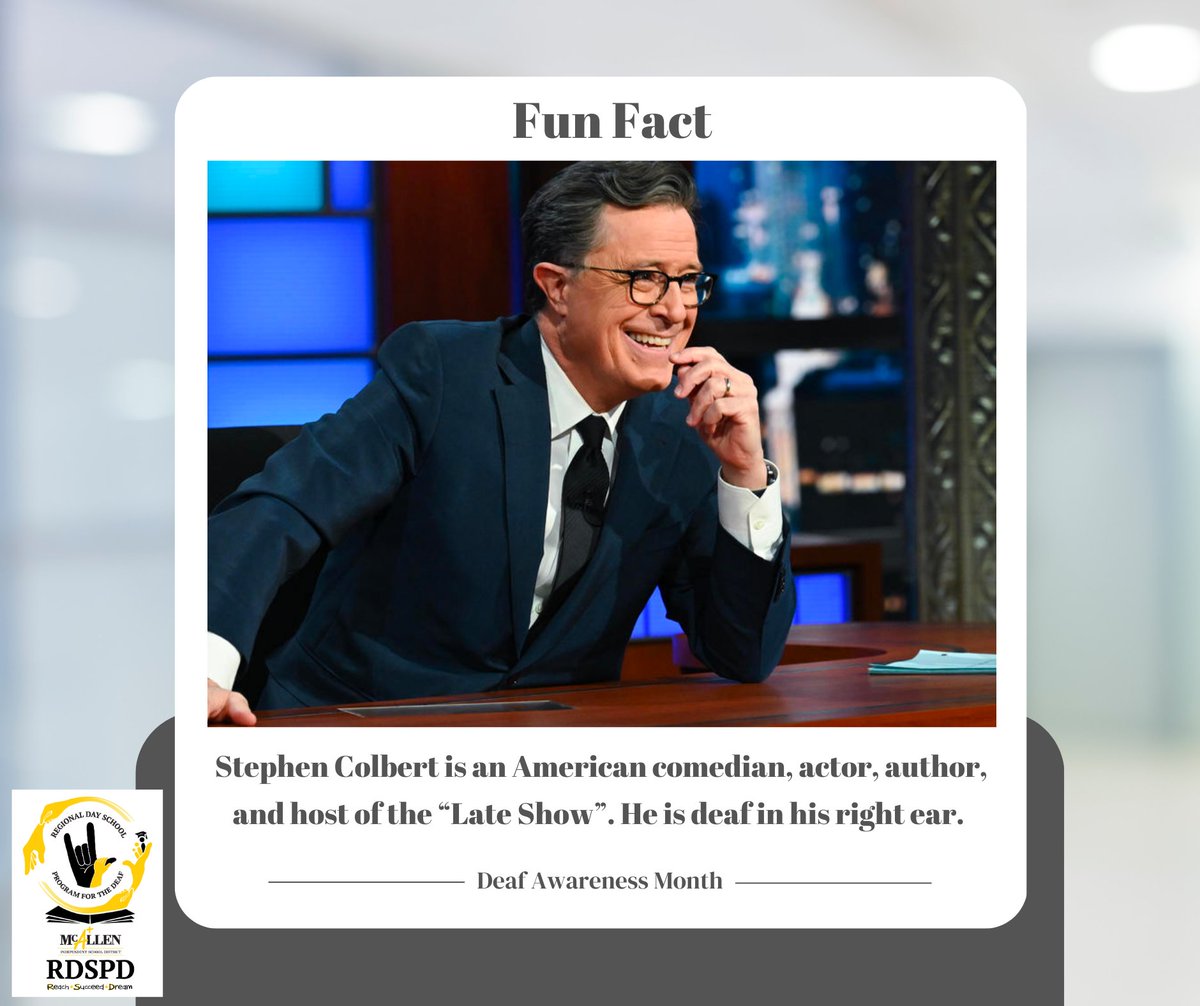 Deaf Awareness Month 📺 #FunFacts