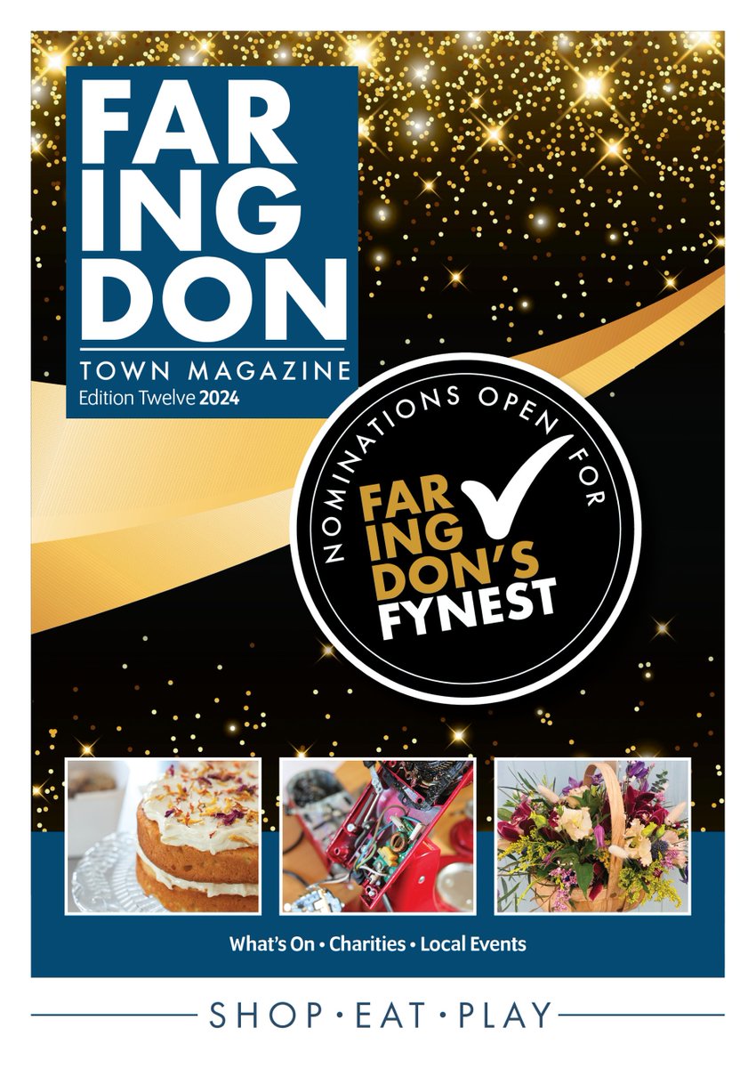 townfaringdon's tweet photo. Introducing Faringdon Town Edition 12💛
This issue takes us from late summer into the months of autumn. There is a lot going on in the town over coming months and our What’s On section gives you suggestions of where to go and what to do.  

Read The Issue: https://t.co/5RC9DmlVWD https://t.co/3CoJdwYgWr