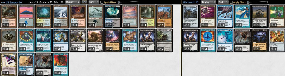 ___INF___'s tweet image. Legacy League 5-0 🏆#12  #BLB
DECK:UB Tempo