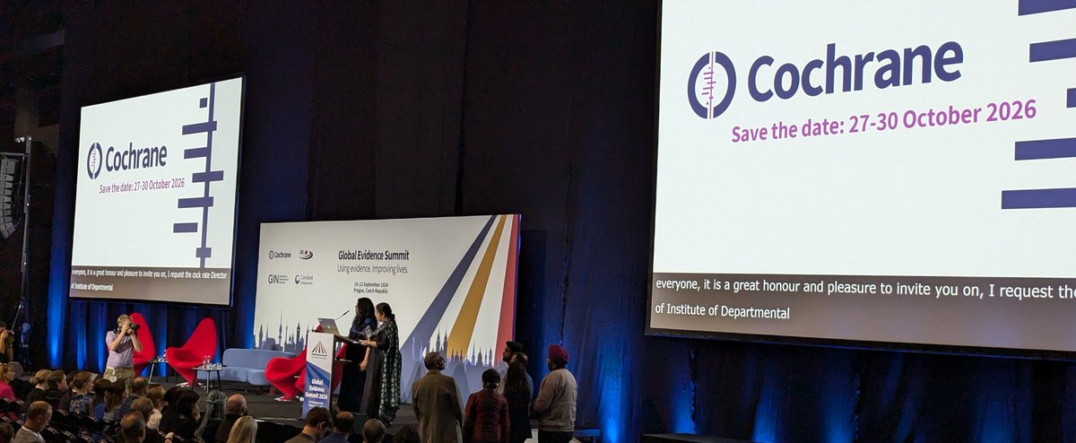 Cochrane (@cochranecollab) on Twitter photo Save the date and join us! 💜 The Cochrane Colloquium will be in India -  Oct 2026. 🎉 Save the date and join us! 💜 The Cochrane Colloquium will be in India -  Oct 2026. 🎉