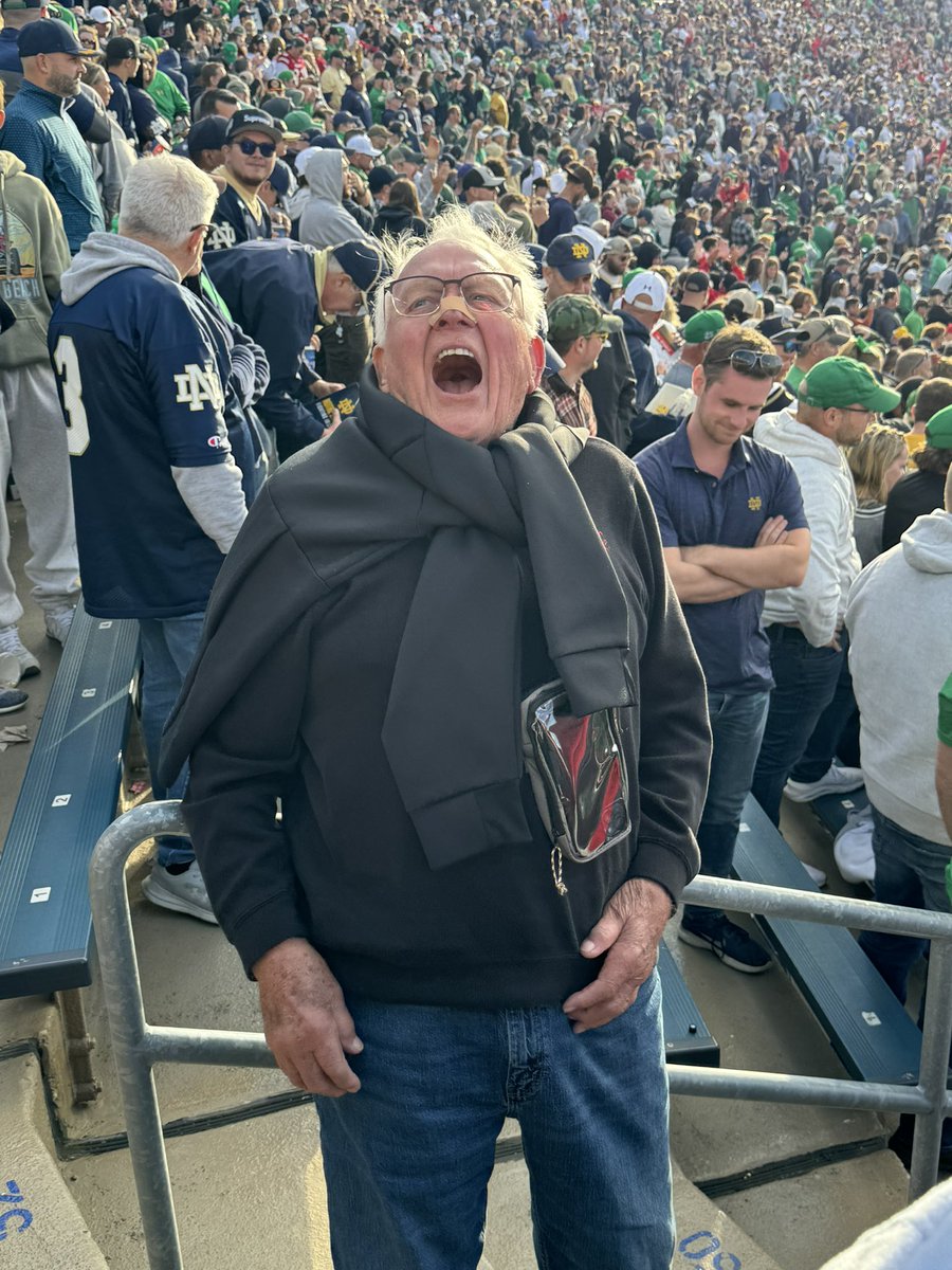 NFLCoachHammock's tweet photo. Huskie Legend Dale Berman has been one of my biggest supporters since I took over the job. Extremely happy to put a smile on his face last week.
#ForwardTogetherFordward https://t.co/39dKSsaA4j