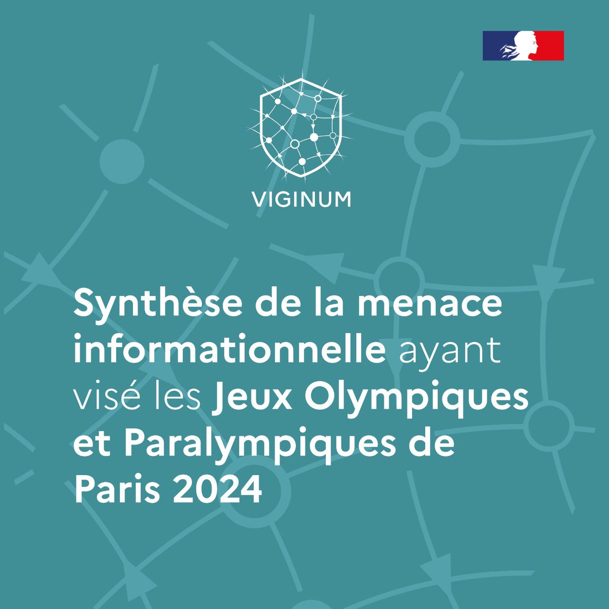 VIGINUM dresse un bilan de la menace informationnelle observée lors des Jeux Olympiques et Paralympiques de Paris 2024 sur la période d’avril 2023 au 8 septembre 2024 #JOParis2024 ➡️ sgdsn.gouv.fr/publications/s…