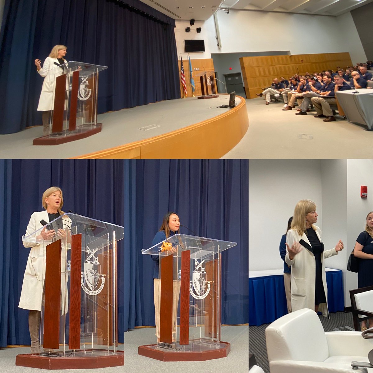 william_seely's tweet image. #ThankYou to Maya MacGuineas, Pres. of the bipartisan Committee for a Responsible Federal Budget for speaking to the Eisenhower School today. She discussed the federal budget, taxes, national security &amp;amp; fiscal policy. @MayaMacGuineas @BudgetHawks @NDU_EDU #StudyEconomics