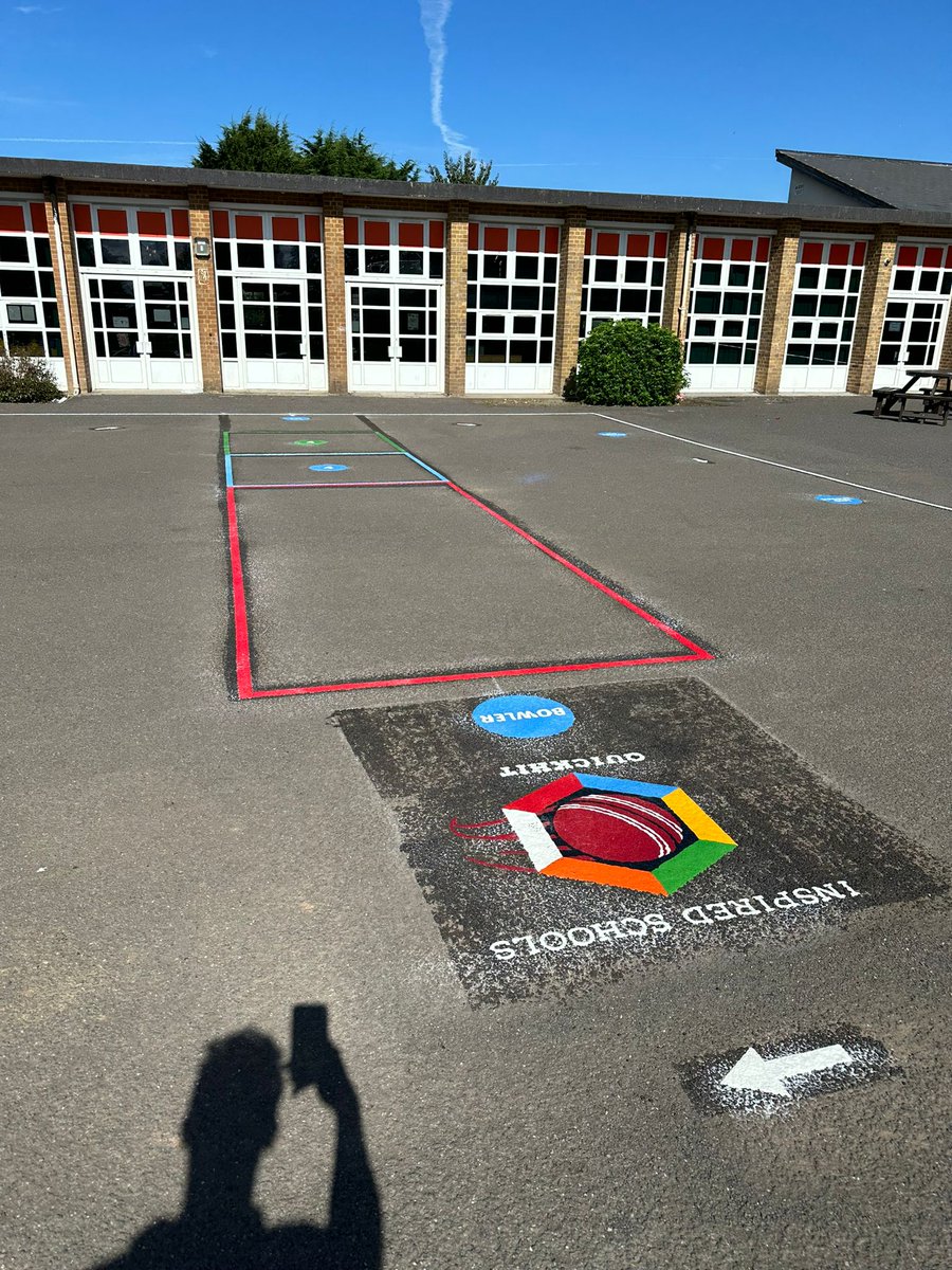 Another exciting QUICK HIT Cricket installation, this time at #BridgwaterAcademy in Somerset! 🎉 Get ready for the big launch day coming in early October! 🏏 #SchoolCricket #ActiveSchools #QUICKHIT