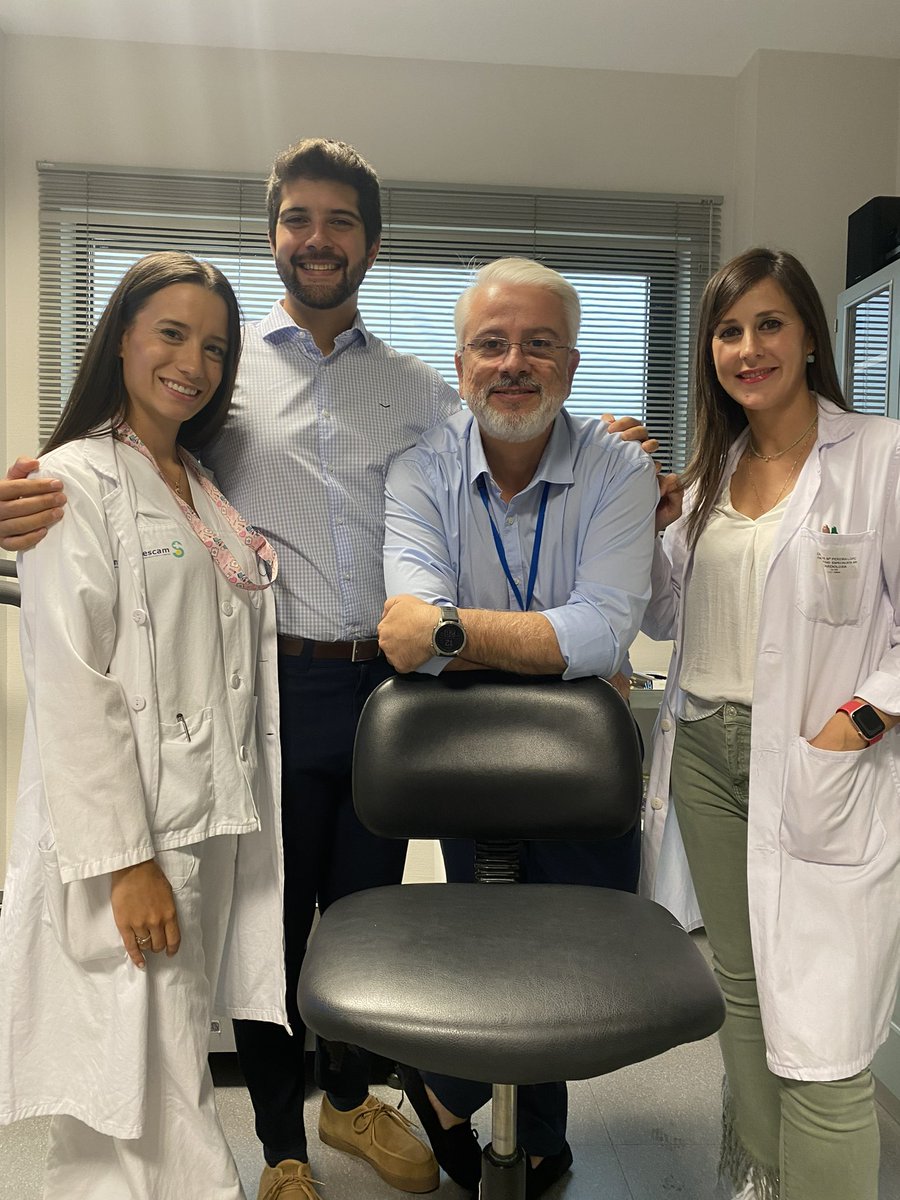 Eva Pereira (@evapereiralopez) on Twitter photo Qué privilegio haber estado aprendiendo Ergoespirometría con el maestro <a href="/alberenguel/">Alejandro Berenguel</a> GRACIAS, eres excepcional! 🙏🏻❤️
<a href="/secardiologia/">Soc Esp Cardiología</a> <a href="/Ergoespiro_SEC/">Grupo Trabajo Ergoespirometría SEC</a> <a href="/preventiva_SEC/">Cardiología Preventiva</a> <a href="/alegadella/">Alejandro Gadella</a> <a href="/adrianhidrico/">Adrián Rodríguez Córdoba</a> Qué privilegio haber estado aprendiendo Ergoespirometría con el maestro <a href="/alberenguel/">Alejandro Berenguel</a> GRACIAS, eres excepcional! 🙏🏻❤️
<a href="/secardiologia/">Soc Esp Cardiología</a> <a href="/Ergoespiro_SEC/">Grupo Trabajo Ergoespirometría SEC</a> <a href="/preventiva_SEC/">Cardiología Preventiva</a> <a href="/alegadella/">Alejandro Gadella</a> <a href="/adrianhidrico/">Adrián Rodríguez Córdoba</a>