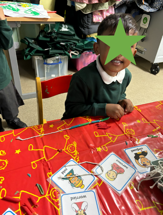 This week, Reception have continued to familiarise themselves with the Zones of Regulation colours. They have been thinking about how they are feeling and learning to talk to others about it. Talking is very therapeutic and helps us to remove some of our worries!