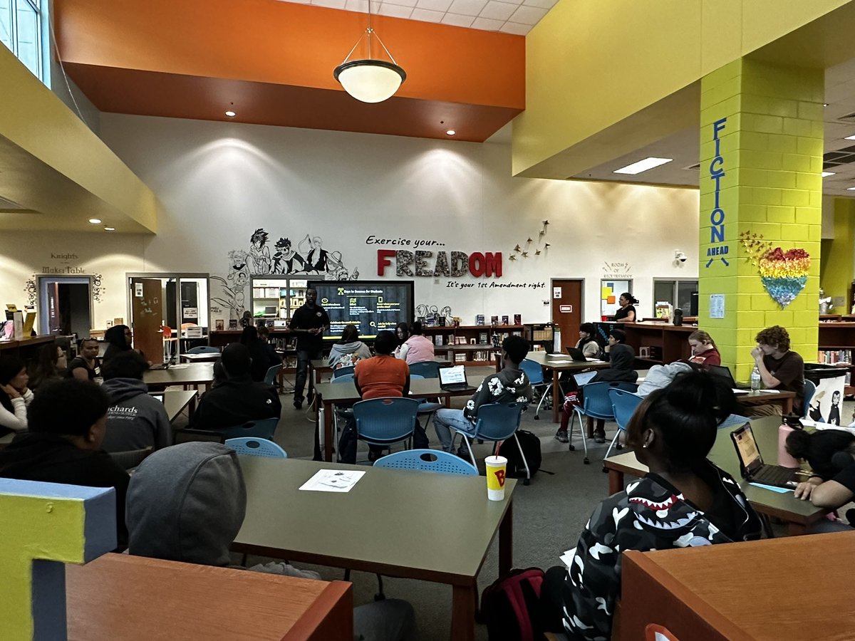 Counselors and intervention met with seniors and their families this morning to go over supports in place to help students reach that ultimate goal of graduation in May.