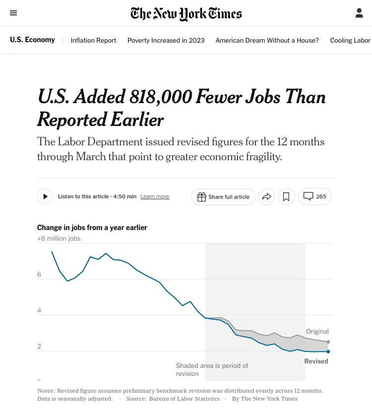 “First, it’s worth noting that Harris has been core to an administration that has created more jobs”

First, <a href="/levie/">Aaron Levie</a>, the jobs numbers are fake