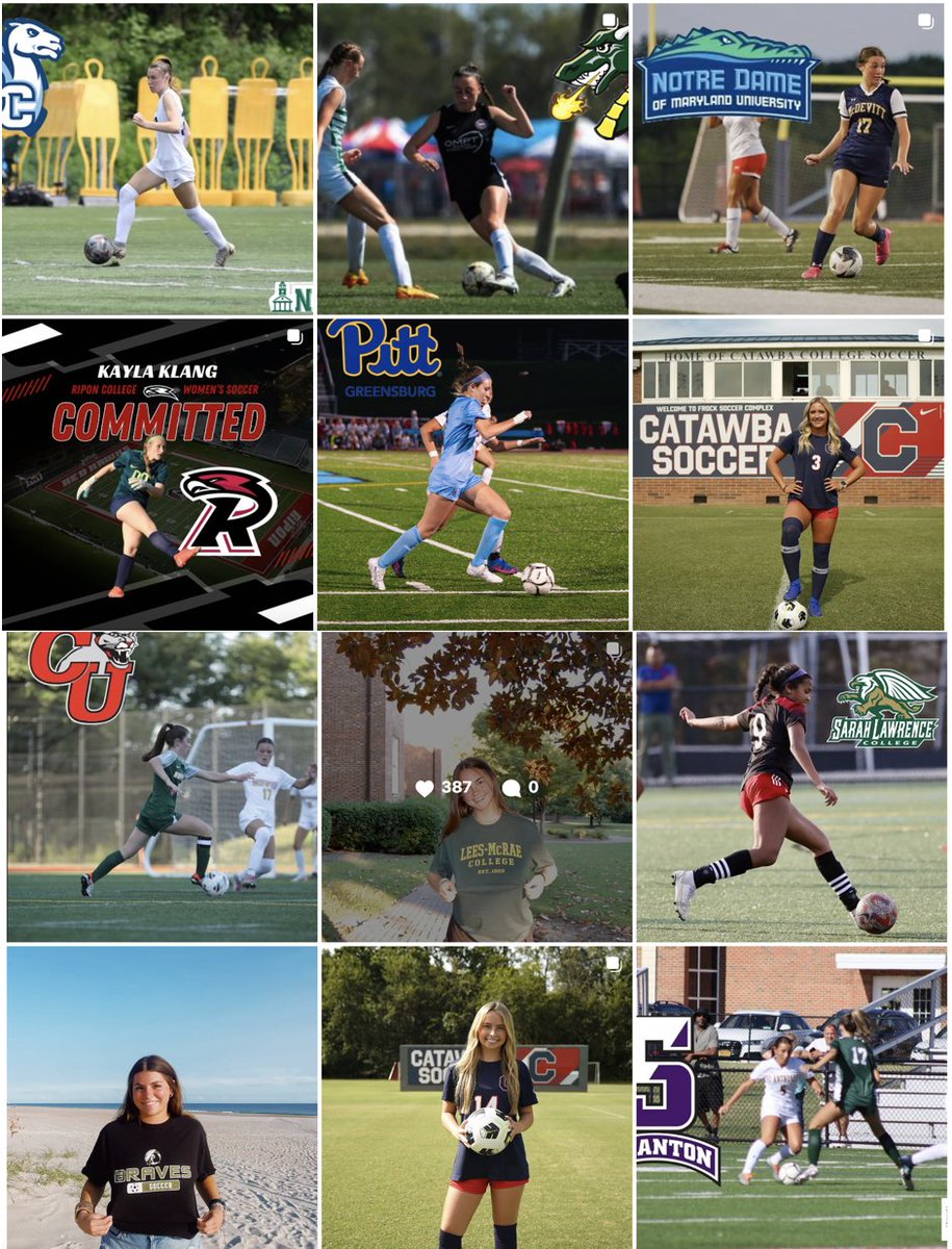 Congrats to all these 2025 and 2026 players who have recently committed to playing college soccer!!