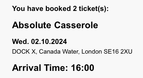 UndeniablyAlex's tweet image. Selling two tickets to the Taskmaster Live Experience for the 2nd of October. Please let me know if you’re interested

#Taskmaster #TaskmasterLiveExperience
