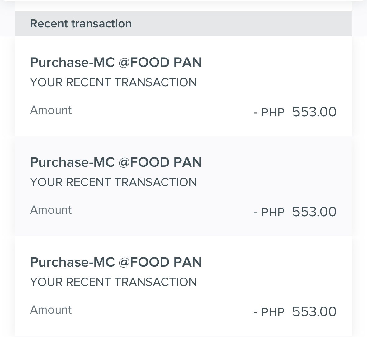 venuuush's tweet photo. @TalktoBPI ibalik niyo yung pera koooo!! Isang beses lang ako umorder tatlong beses nadeduct!!! https://t.co/A4i5TJFQ0F