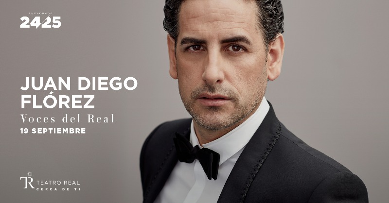 Teatro_Real's tweet photo. Juan Diego Flórez vuelve al Real junto a la Orquesta Juvenil Sinfonía del Perú para protagonizar una noche de ópera, zarzuela y canción española 🎼
📅 Única función: 19 de septiembre
✔ Consigue ya tu entrada
#VocesDelReal #Madrid #TeatroReal2425