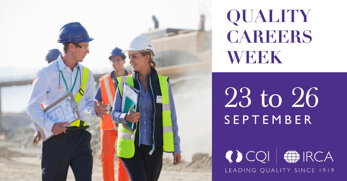 👀 Do you have a friend or colleague into quality but unsure how to proceed?

Please tell them about @QualityWorld's Quality Careers Week interactive webinars with expert speakers:

-  What Does a ‘Typical’ Quality Career Look Like?

- Quality Careers Recruiter Showcase

&amp; more