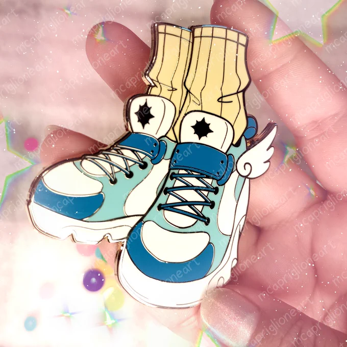 and some realllllly big enamel pins 