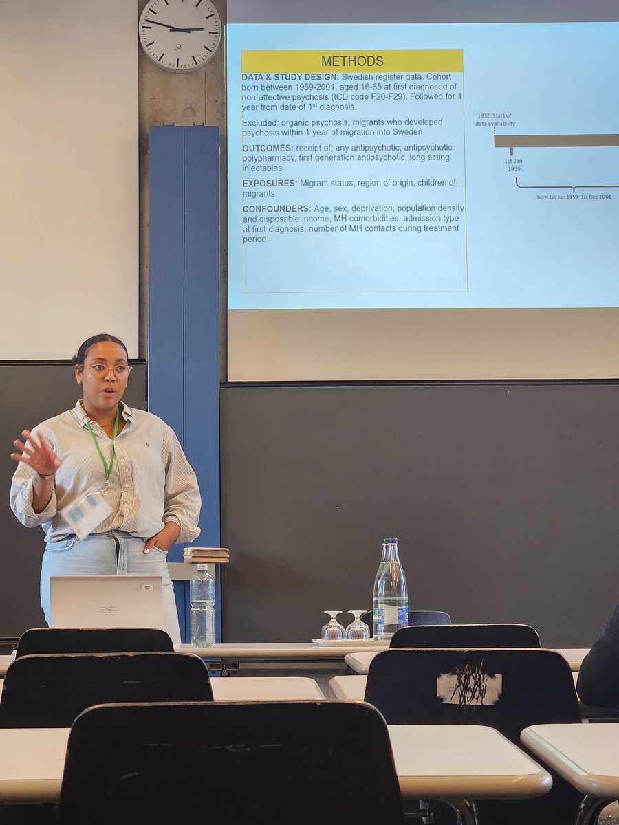 EPA Section of Epidemiology & Social Psychiatry (@epapsyepi) on Twitter photo Nat Rich (<a href="/DrNatRich/">Nathalie Rich</a>) presenting on migrant differences in antipsychotic prescribing in Sweden at one of our parallel afternoon sessions at #EPAPsyEpi24 Nat Rich (<a href="/DrNatRich/">Nathalie Rich</a>) presenting on migrant differences in antipsychotic prescribing in Sweden at one of our parallel afternoon sessions at #EPAPsyEpi24