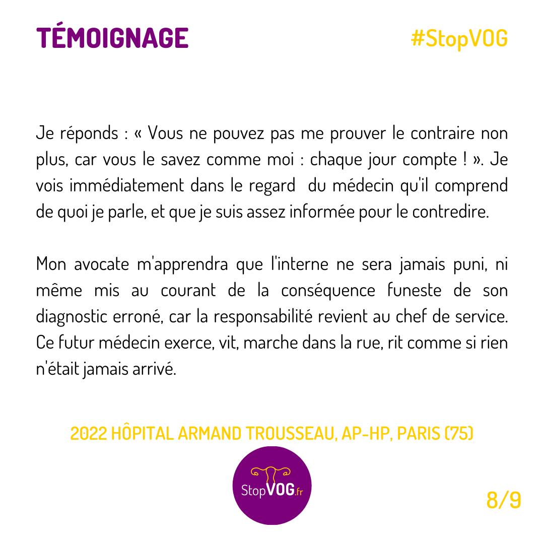 StopVOGfr's tweet photo. ⬆️
🗣 [APPEL À TÉMOIGNAGES] Si vous aussi vous avez été victime ou témoin de violences à l'hôpital Trousseau, écrivez-nous !

#violencesobstétricales #StopVOG #MedToo

3/3 https://t.co/qniHCHSXWz