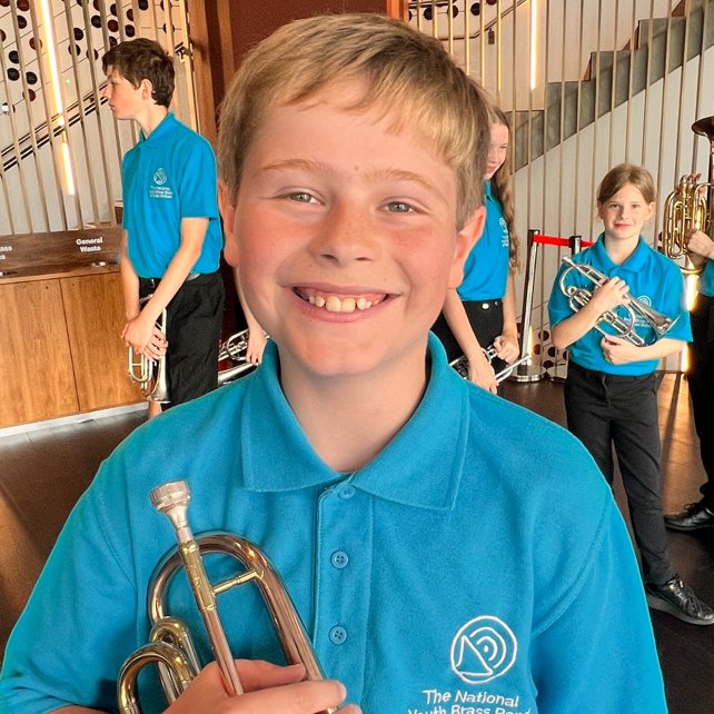 Exciting times for Y9  Benjie who plays with <a href="/NYBBGB/">The National Youth Brass Band of Great Britain</a>   He has just played a concert and performed with @CoryBand and @BlackDykeBand at Birmingham Symphony Hall, having spent a marvellous summer of music-making &amp; concerts #excellence #loveoflearning #outstandingrelationships