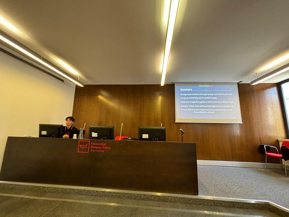 TIDE_UPF (@tide_upf) on Twitter photo Session 5 of #CollabTech24 focused on collaboration through social media, Detecting Sports Spoiler Images on YouTube, Friendship and Video Recommendation eventum.upf.edu/110021/program… <a href="/collabtech_conf/">CollabTech Conference</a> Session 5 of #CollabTech24 focused on collaboration through social media, Detecting Sports Spoiler Images on YouTube, Friendship and Video Recommendation eventum.upf.edu/110021/program… <a href="/collabtech_conf/">CollabTech Conference</a>