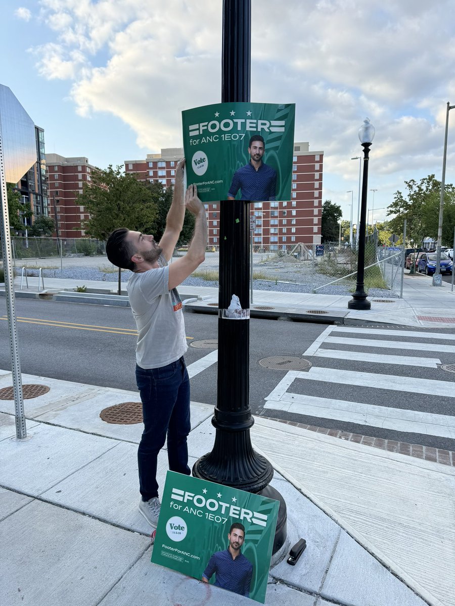 Re-election posters are up! It’s been an eventful and successful first term, but there is still a lot of work to do in our community. Looking forward to continue working with neighbors and bringing their voice to DC govt.