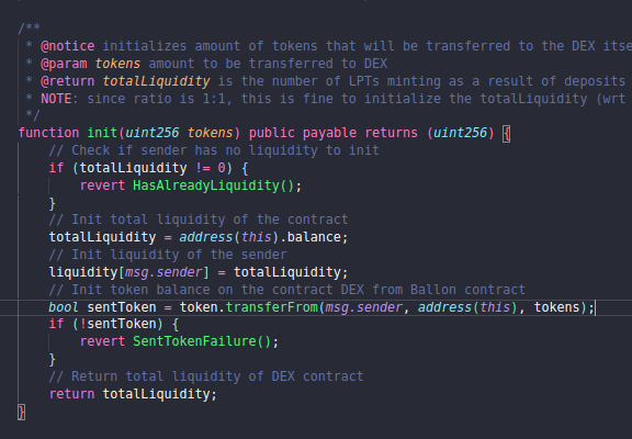 s3bc40's tweet photo. I had some trouble with the Checkpoint 2: Reserves ⚖️. But I managed to understand some concepts thanks to the challenge hints 🥳
Time to move on the next checkpoint !
#Ethereum #SpeedRunEthereum #BlockchainDev #Web3 https://t.co/j3q3yB5Yil