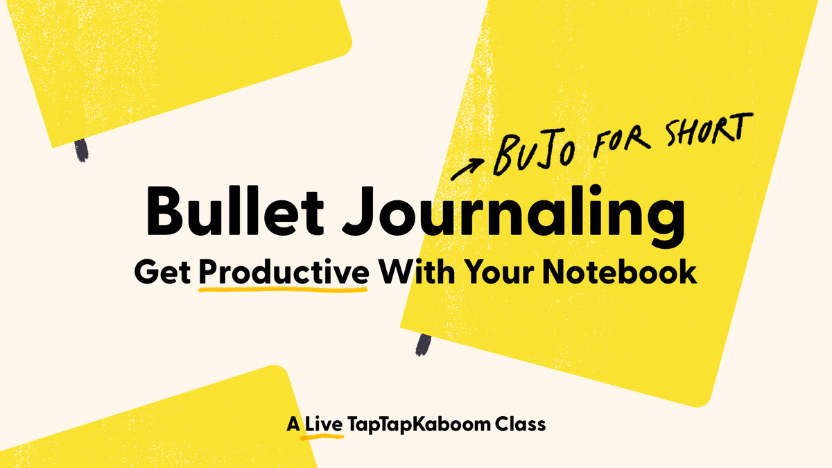This is happening. Get productive about stuff that matters with Bullet Journaling.

📆 Sep 19
📓 Live Online Bullet Journaling Class
💥 Come join in
👉 ttkb.me/bujo

#producitivty #bujo #bulletjournaling