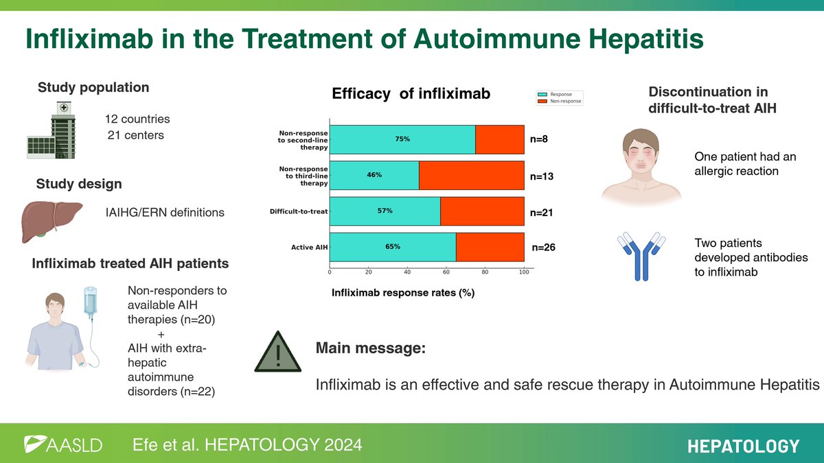 Joost PH Drenth (@joostphdrenth) on Twitter photo ⛳️ A great effort by <a href="/scumaliefe/">Cumali Efe</a> the #livertwitter force 🇹🇷
🆘 Reporting on infliximab therapy for autoimmune hepatitis
🔨 Safe and effective rescue therapy
🔗 journals.lww.com/hep/abstract/9…
<a href="/HEP_Journal/">HEPATOLOGY Journal</a> <a href="/theliverdr/">TheLiverDoc</a> <a href="/aldomontanoloza/">Aldo J. Montano-Loza</a> <a href="/bjornsson_s/">Einar S. Björnsson</a> <a href="/staffan_wahlin/">Staffan Wahlin</a> <a href="/ERN_RARE_LIVER/">ERN RARE LIVER</a> ⛳️ A great effort by <a href="/scumaliefe/">Cumali Efe</a> the #livertwitter force 🇹🇷
🆘 Reporting on infliximab therapy for autoimmune hepatitis
🔨 Safe and effective rescue therapy
🔗 journals.lww.com/hep/abstract/9…
<a href="/HEP_Journal/">HEPATOLOGY Journal</a> <a href="/theliverdr/">TheLiverDoc</a> <a href="/aldomontanoloza/">Aldo J. Montano-Loza</a> <a href="/bjornsson_s/">Einar S. Björnsson</a> <a href="/staffan_wahlin/">Staffan Wahlin</a> <a href="/ERN_RARE_LIVER/">ERN RARE LIVER</a>