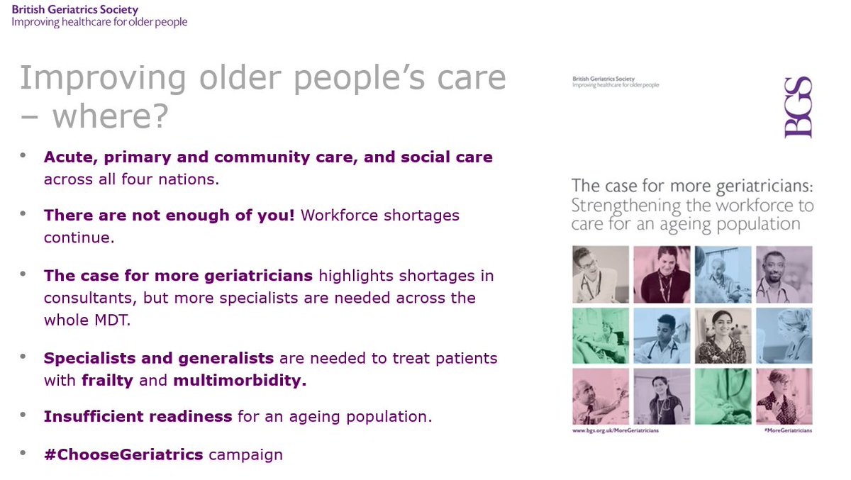 British Geriatrics Society tweet media