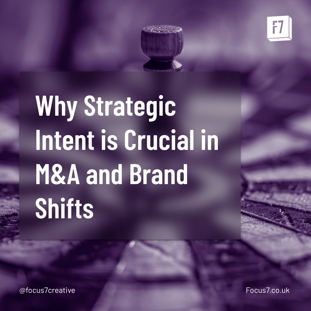 Strategic intent is key to successful M&amp;A and brand shifts. Learn why aligning your strategy is crucial for growth. 🔗 hubs.la/Q02MkSrQ0 #StrategicIntent #MandA #BrandStrategy