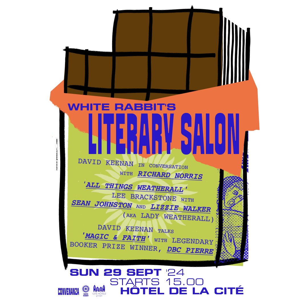 Convenanza Festival (@convenanza) on Twitter photo The <a href="/whiterabbitbks/">White Rabbit Books</a> Literary Salon 2024 returns on Sunday 29th September at 3pm, tickets live now! The <a href="/whiterabbitbks/">White Rabbit Books</a> Literary Salon 2024 returns on Sunday 29th September at 3pm, tickets live now!