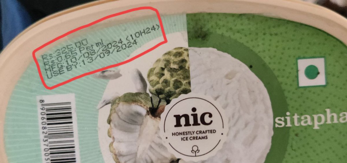 Dr. Utkarsh Agrawal (@ut_agrawal_25) on Twitter photo 🚨 Horrific Ice cream experience with <a href="/Swiggy/">Swiggy Food</a> and <a href="/NICIceCream/">NIC Ice Creams</a> from the Udupi-Manipal branch! 🍦 I ordered Sitaphal ice cream at ₹.179 (excluding taxes & GST) from Swiggy, expecting something delicious. But what I received was shocking! 😱 <a href="/fssaiindia/">FSSAI</a> <a href="/MoHFW_INDIA/">Ministry of Health</a> #Foodie #food 🚨 Horrific Ice cream experience with <a href="/Swiggy/">Swiggy Food</a> and <a href="/NICIceCream/">NIC Ice Creams</a> from the Udupi-Manipal branch! 🍦 I ordered Sitaphal ice cream at ₹.179 (excluding taxes & GST) from Swiggy, expecting something delicious. But what I received was shocking! 😱 <a href="/fssaiindia/">FSSAI</a> <a href="/MoHFW_INDIA/">Ministry of Health</a> #Foodie #food