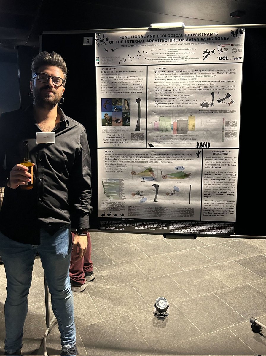 fabalfieri_'s tweet image. It was a great pleasure and experience to attend the first Symposium of the Institute of Ecology and Evolution of @unibern in the very nice environment of the @NMBern and to presente preliminary results of my @snsf_ch post-doc