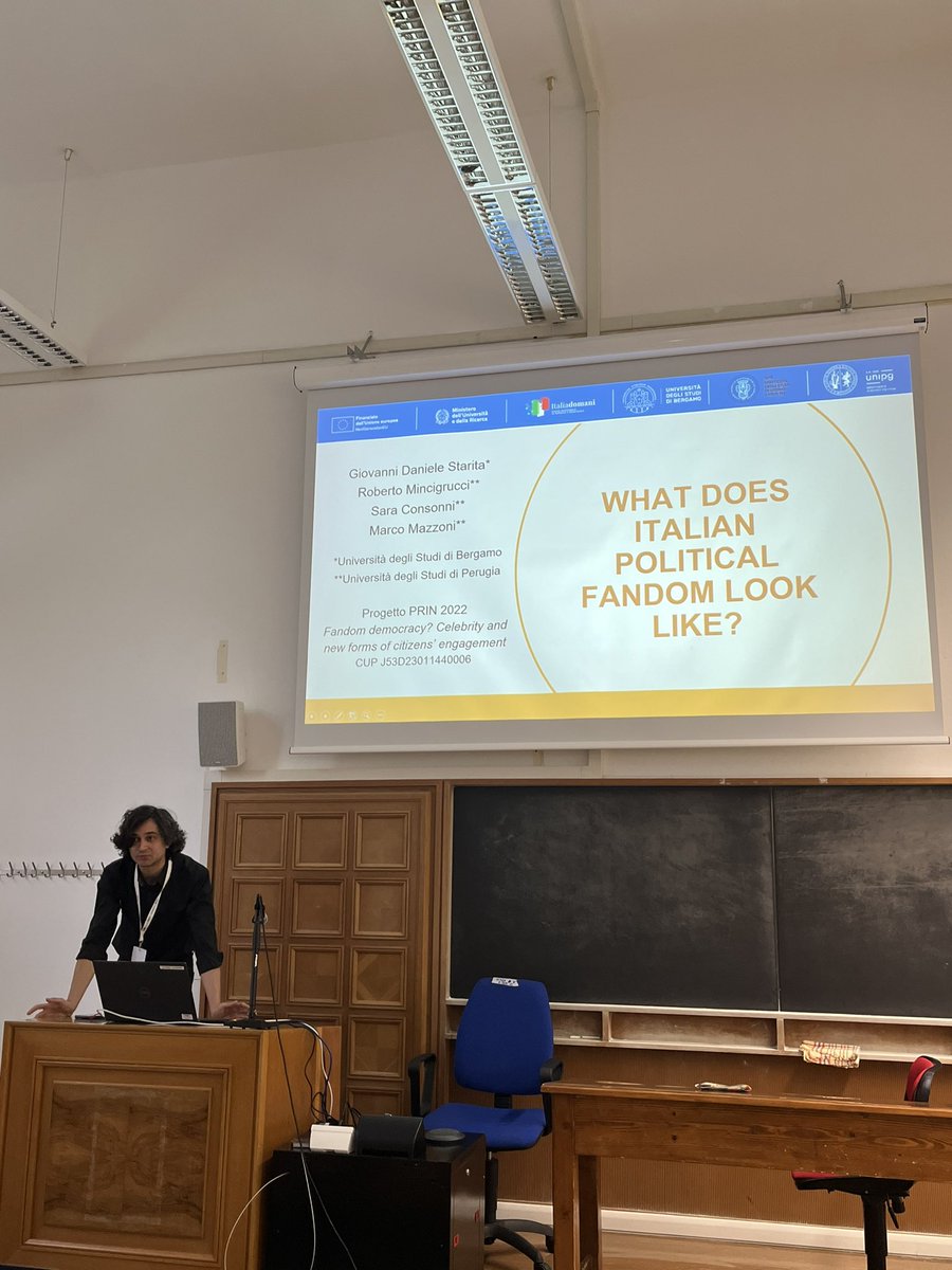 SISP_SG_ComPol's tweet photo. Si è appena concluso il panel 4.3 “Political leaders and their fandom” con chair @DCampus 

👇🏿 qui alcuni scatti dal panel

#SISP2024 https://t.co/HdVDw4sAQs