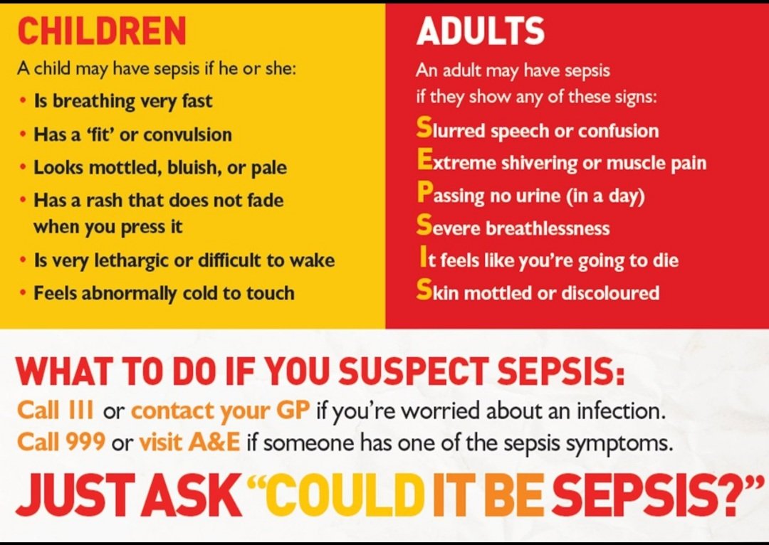 Sami Halfpenny (@sami12p) on Twitter photo Repost & save a life!! Anyone who knows me well, knows that this is something that is really close to my heart!
Please make yourselves aware of the signs,Educate others,Ask could it be Sepsis.
Knowledge is power & could save a life! #Worldsepsisday #UKSepsistrust <a href="/UKSepsisTrust/">The UK Sepsis Trust</a> Repost & save a life!! Anyone who knows me well, knows that this is something that is really close to my heart!
Please make yourselves aware of the signs,Educate others,Ask could it be Sepsis.
Knowledge is power & could save a life! #Worldsepsisday #UKSepsistrust <a href="/UKSepsisTrust/">The UK Sepsis Trust</a>
