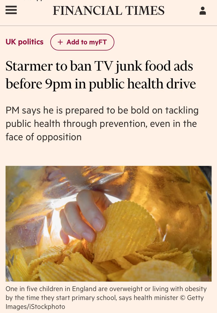 UK sets legislation to protect children's health and freedom from unhealthy food marketing online and during peak times on TV.

#Brandsoffourkids