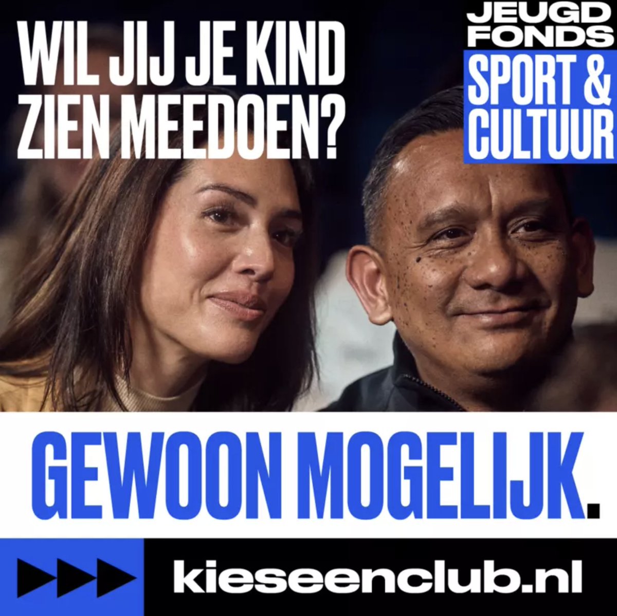 Een moeder zegt: “#Sporten betekent alles voor mijn kinderen. Ze leren samenwerken, bouwen aan hun zelfvertrouwen, maken nieuwe vrienden...” Wil jij dit ook? Maar is er geen geld? Het #Jeugdfonds betaalt de club. Vul je postcode in op check.jeugdfondssportencultuur.nl en check het!