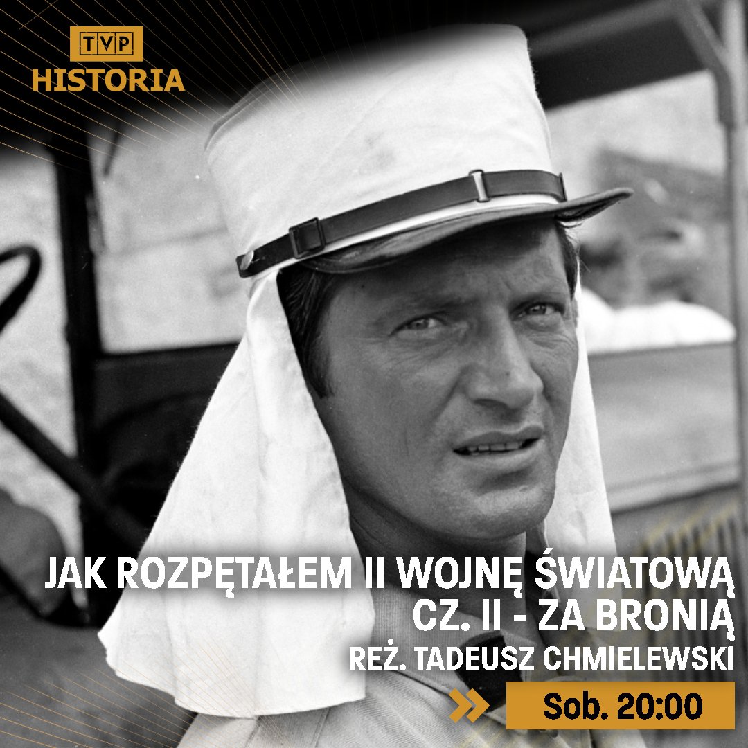 🪖  Dziś wieczorem czeka na Was kolejna część komedii wojennej o kanonierze Franku Dolasie, który chce zabłysnąć bohaterskimi czynami, lecz wplątuje się w coraz bardziej niesamowite tarapaty!

Zapraszamy na "JAK ROZPĘTAŁEM II WOJNĘ ŚWIATOWĄ" - cz. II "ZA BRONIĄ" - godz. 20:00.