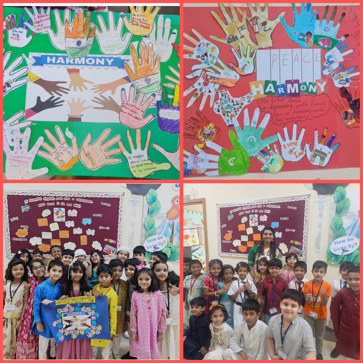 dpsrak's tweet image. Delhi Private School, RAK celebrated Harmony Day across different Phases to highlight the importance of harmony within oneself, as well as in the classroom, nation, and the world. The event focused on promoting cultural understanding, respect, and peaceful coexistence.#dpsrak